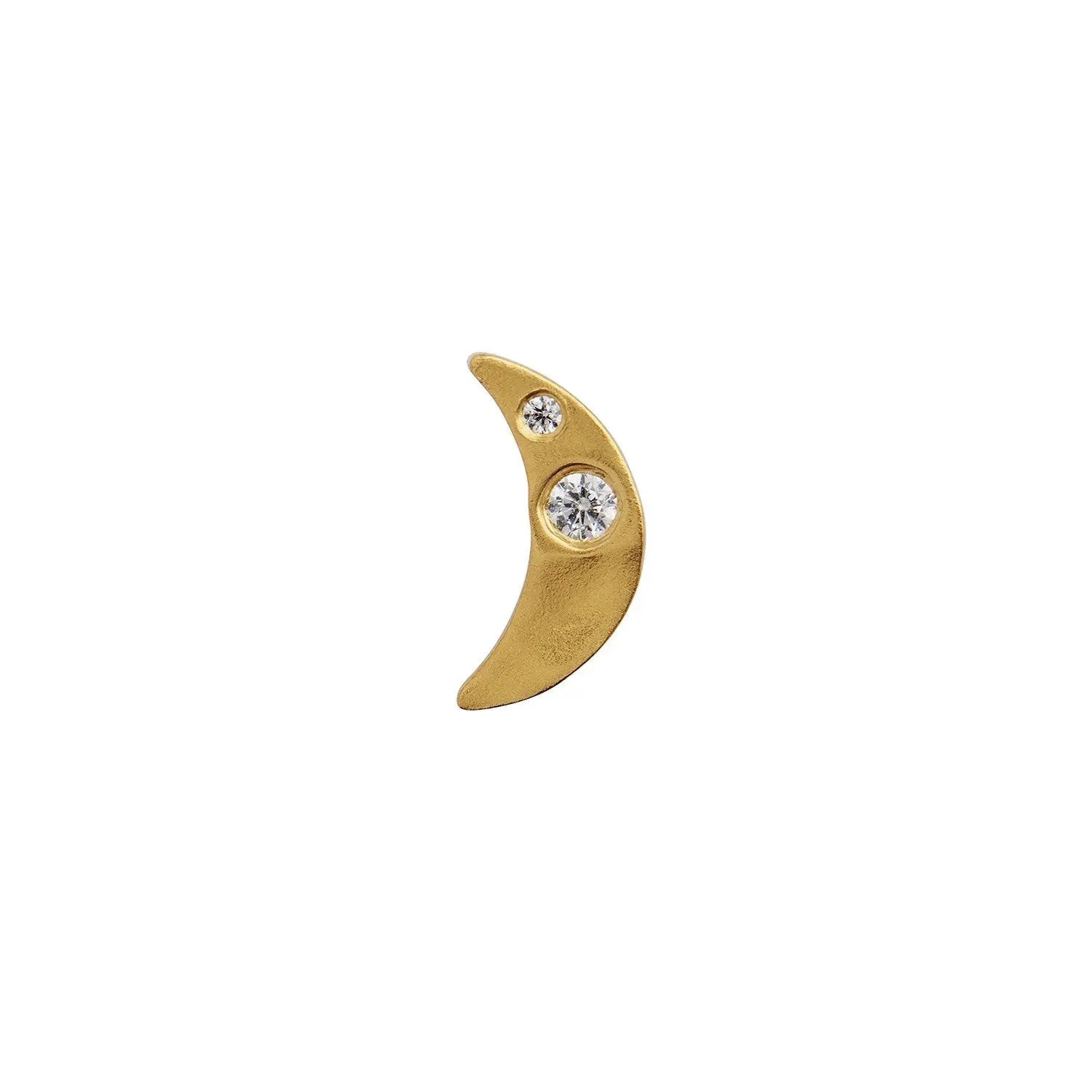 Petit Bella Moon ørering - Forgyldt fra Stine A Jewelry