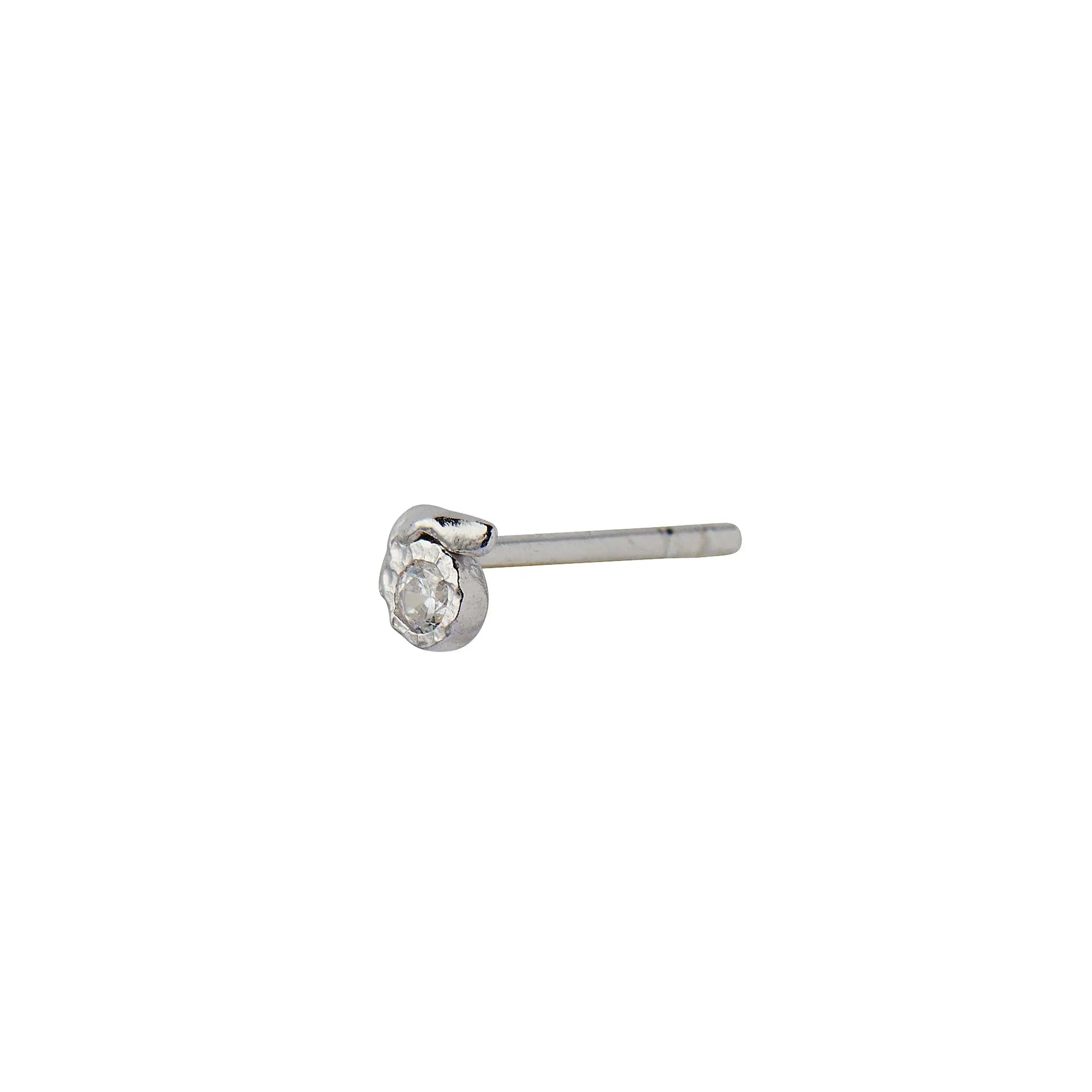 tres petit flow earring - silver fra Stine A Jewelry
