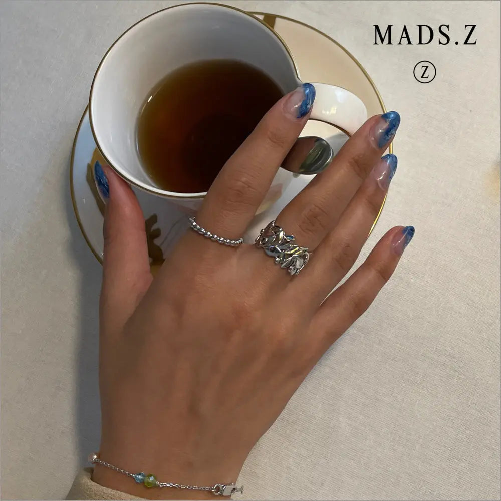 Olive Love ring - Sølv fra Mads Z Silver Label