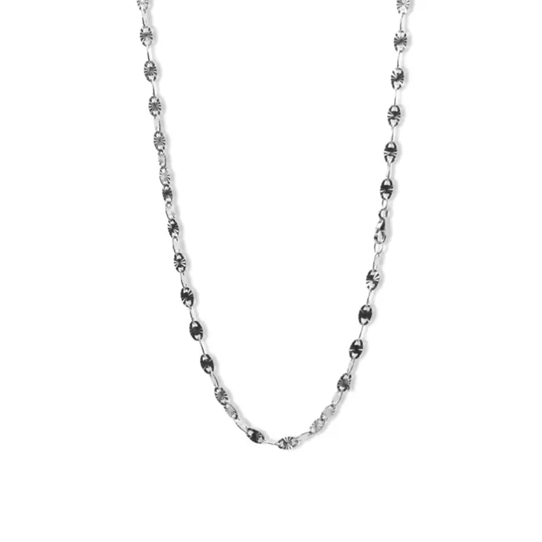 Twisted Thin halskæde - Sølv fra Lush Lush Jewelry