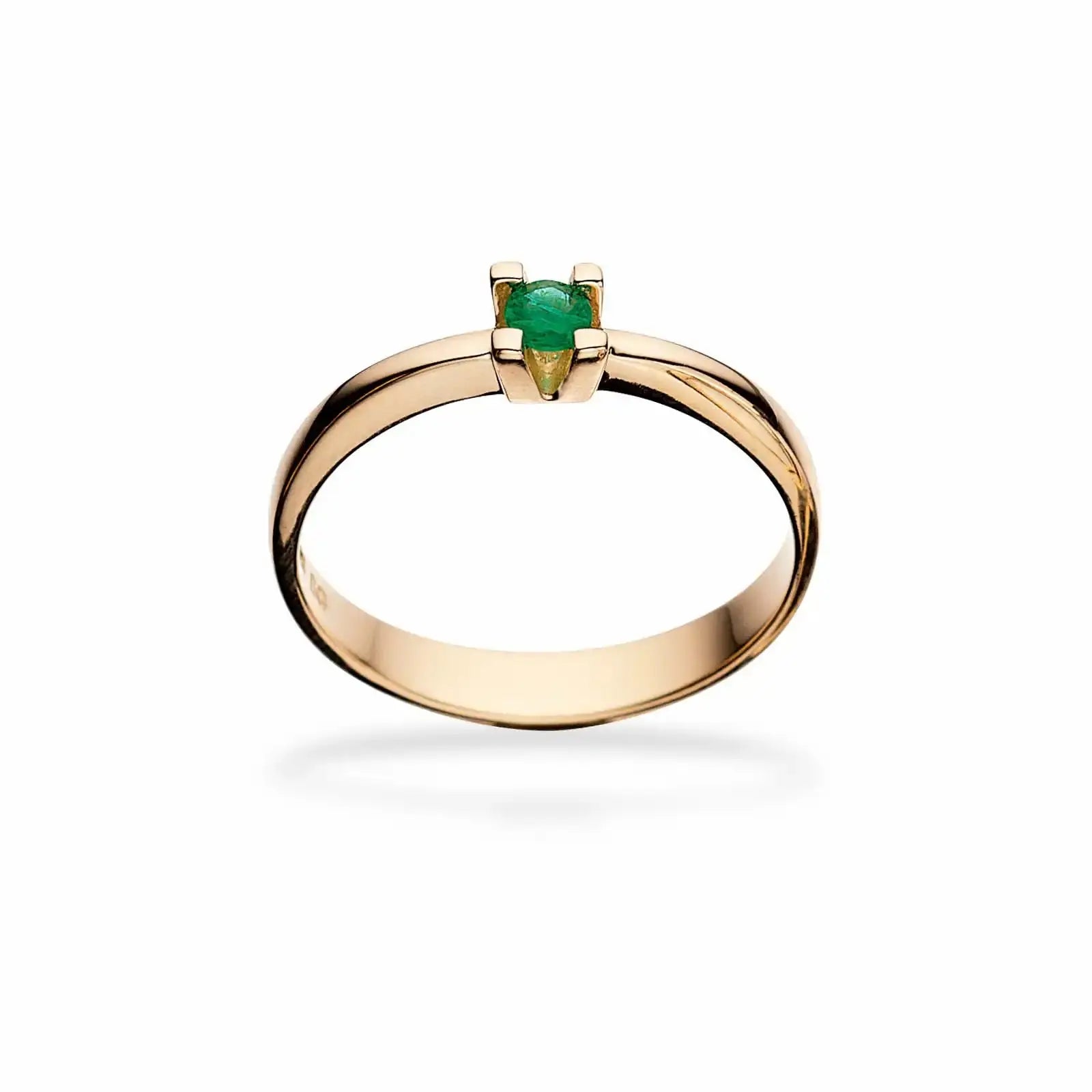 Ring 14 kt. smaragd fra Scrouples Jewellery