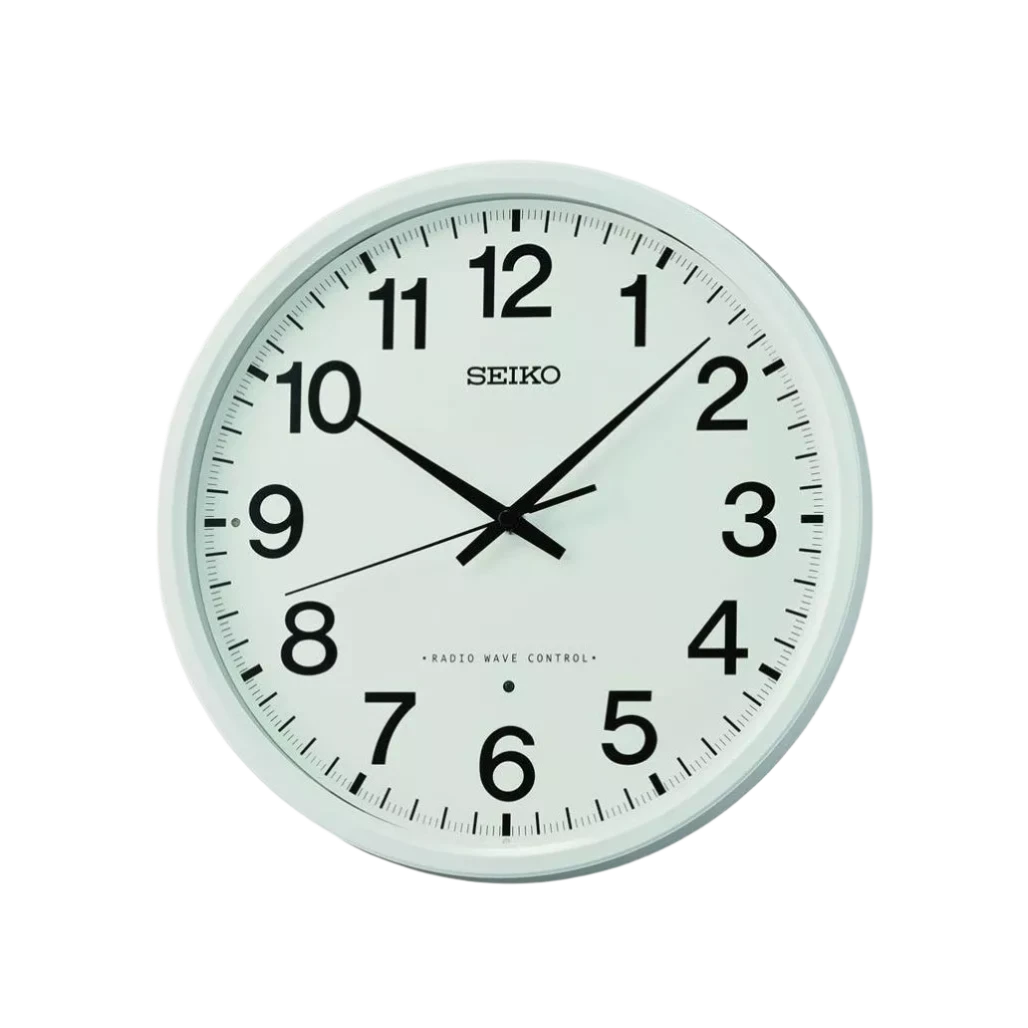 Seiko Wall clock plastic white QHR027W Seiko Wall clock plastic white QHR027W