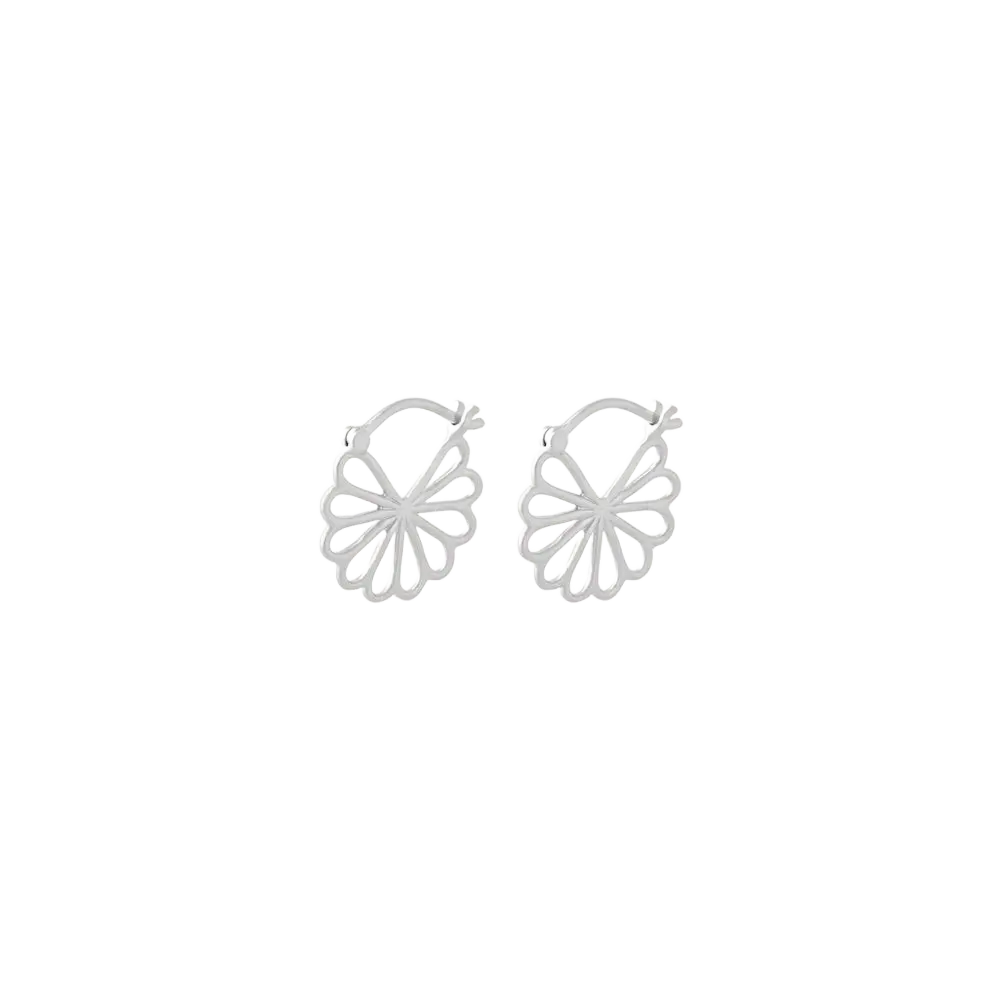 Små Bellis øreringe - Sølv fra Pernille Corydon