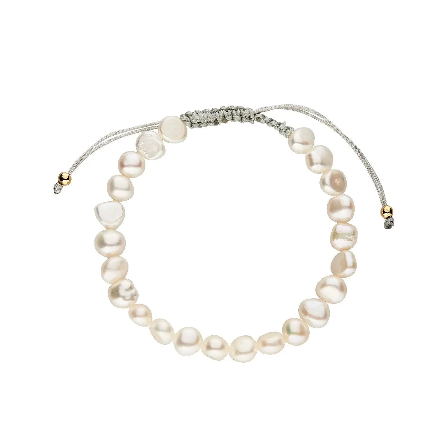Pearl Basic armbånd - Forgyldt fra Lush Lush Jewelry