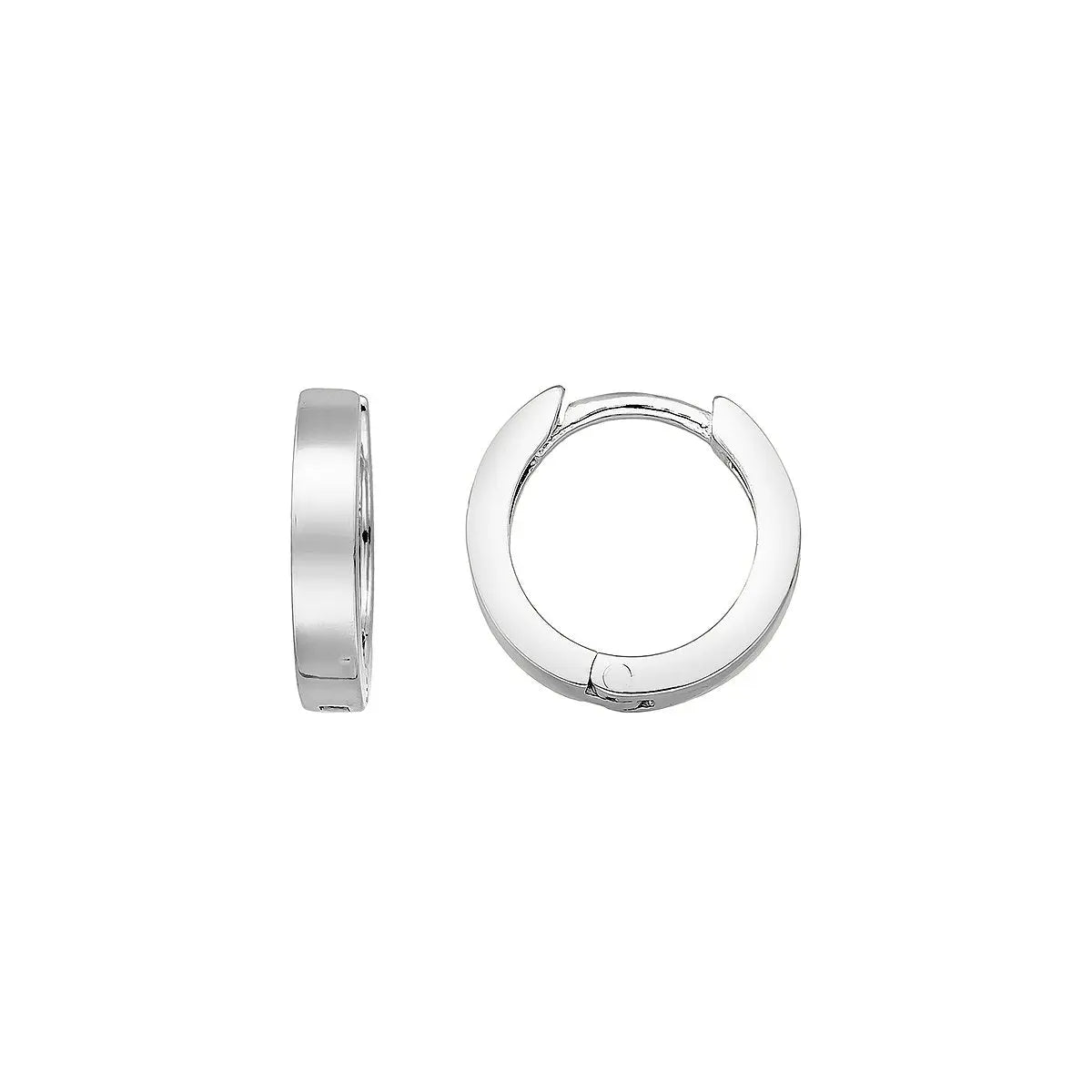Simple creoler 11mm - Sølv fra Lush Lush Jewelry