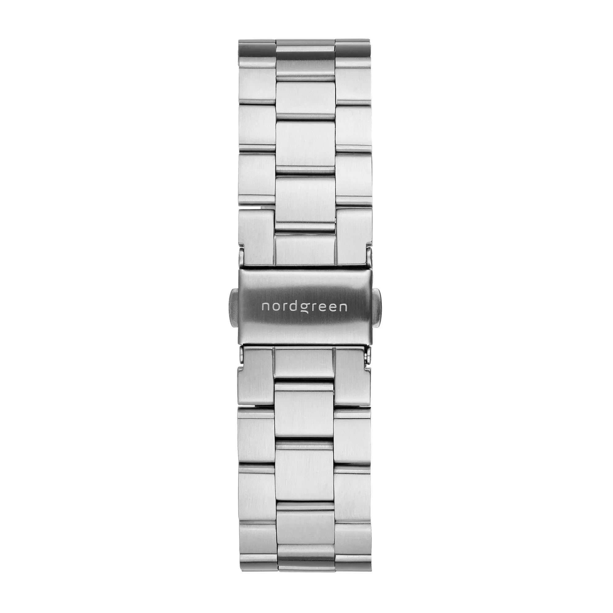 Pioneer // 42mm // Silver // Silver 3-Link // Green Sunray D fra Nordgreen