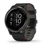 Venu 2 GPS, Wifi, Black + Slate, Leather fra Garmin