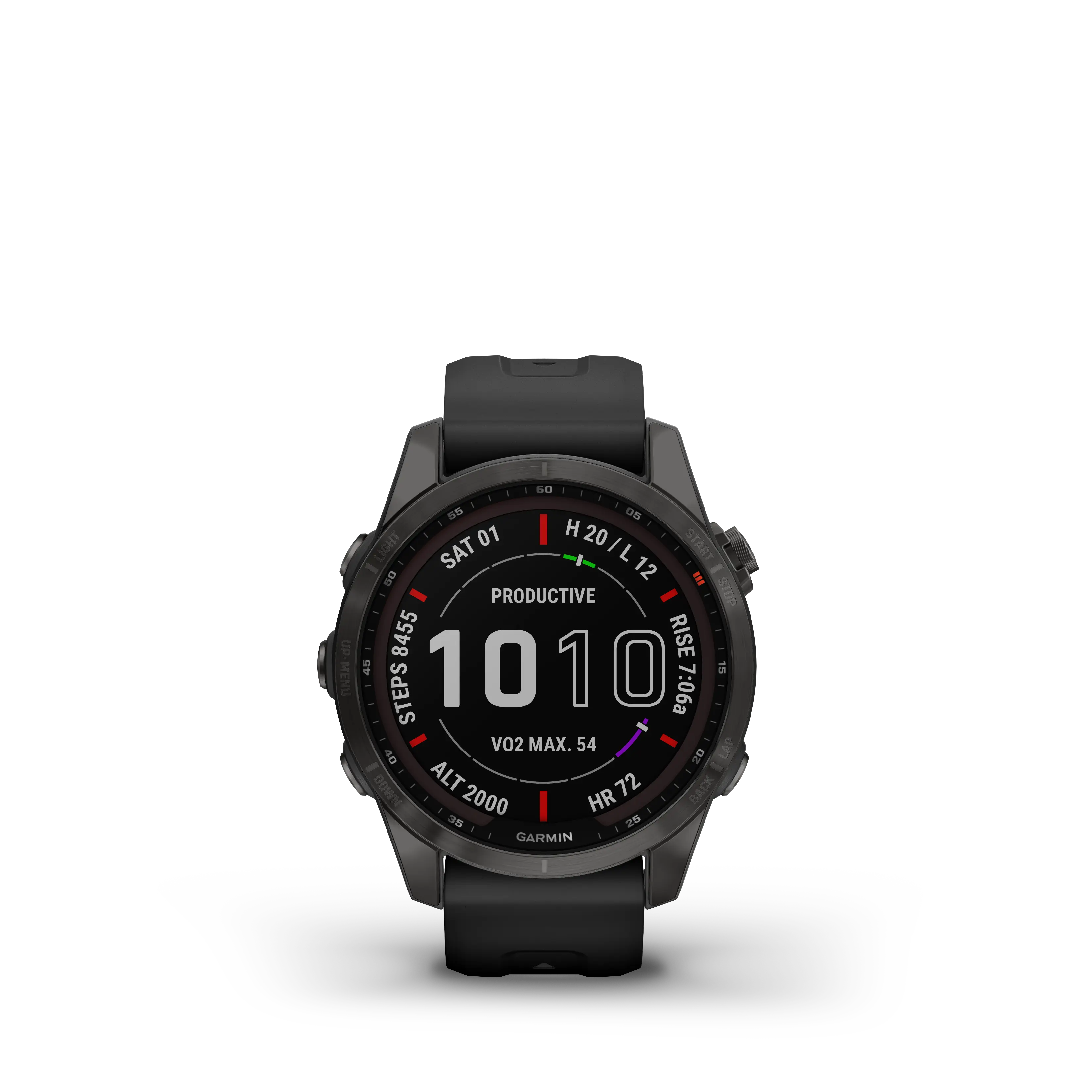 Garmin Fenix 7 Sapphire Solar | Carbon Grey DLC Titanium | Black Silicone 010-02540-21 - First Class Watches™ A Garmin Fenix 7 Sapphire Solar | Carbon Grey DLC Titanium | Black Silicone 010-02540-21 - First Class Watches™ A
