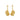 Gerda Earrings - Forgyldt