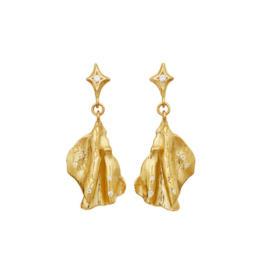 Gerda Earrings - Forgyldt