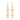 Trio Earrings - Forgyldt