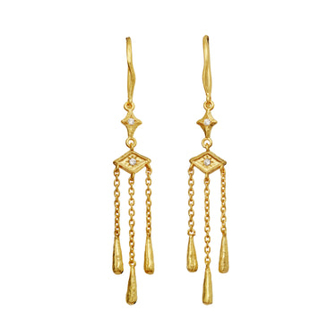 Trio Earrings - Forgyldt