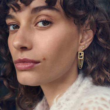 Barbra Earrings - Forgyldt