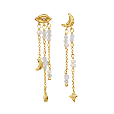 Sonata Earrings - Forgyldt