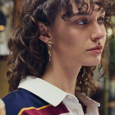 Fantine Earrings - Forgyldt