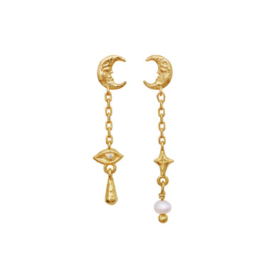 Beatrice Earrings - Forgyldt