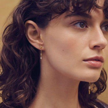 Beatrice Earrings - Forgyldt
