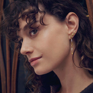 Emma Earrings - Forgyldt