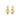 Colline Earrings - Forgyldt