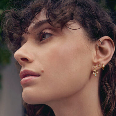 Colline Earrings - Forgyldt