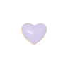 Love U Purple Ørestik - Forgyldt fra LULU Copenhagen