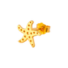 Starfish Ørering - Forgyldt Sølv fra LULU Copenhagen
