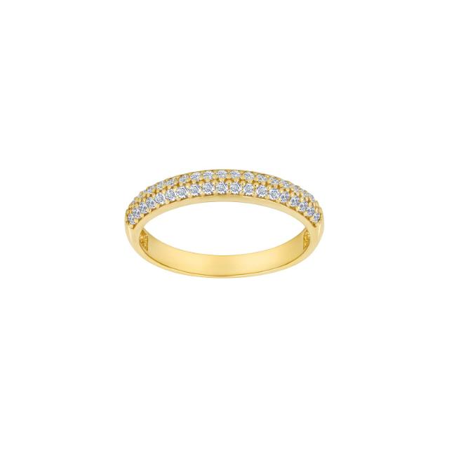 Pavé guldring - 8 kt. Guld fra Gold Essentials