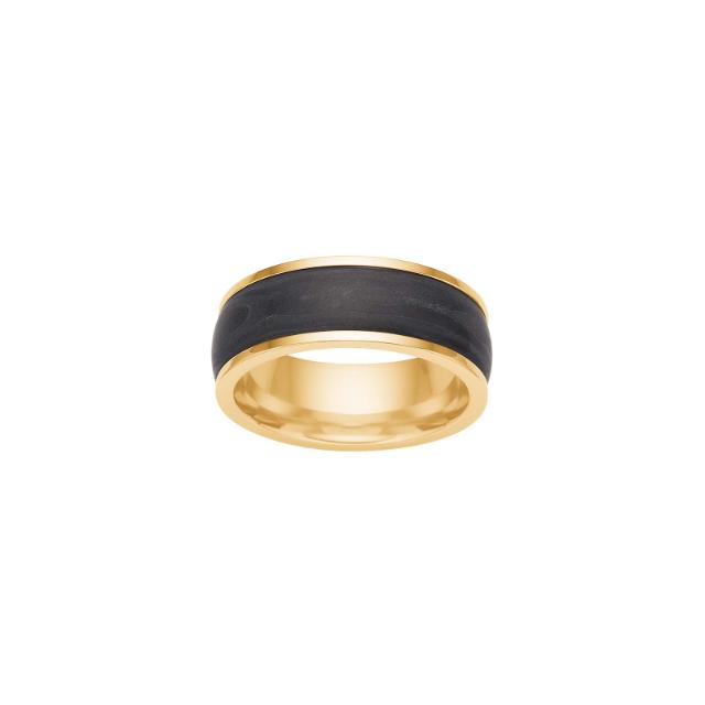 SON Carbon Eye Ring - Forgyldt