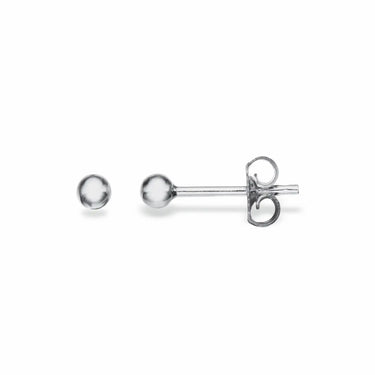 Ørepynt kugle 2 mm. sølv fra Scrouples Jewellery