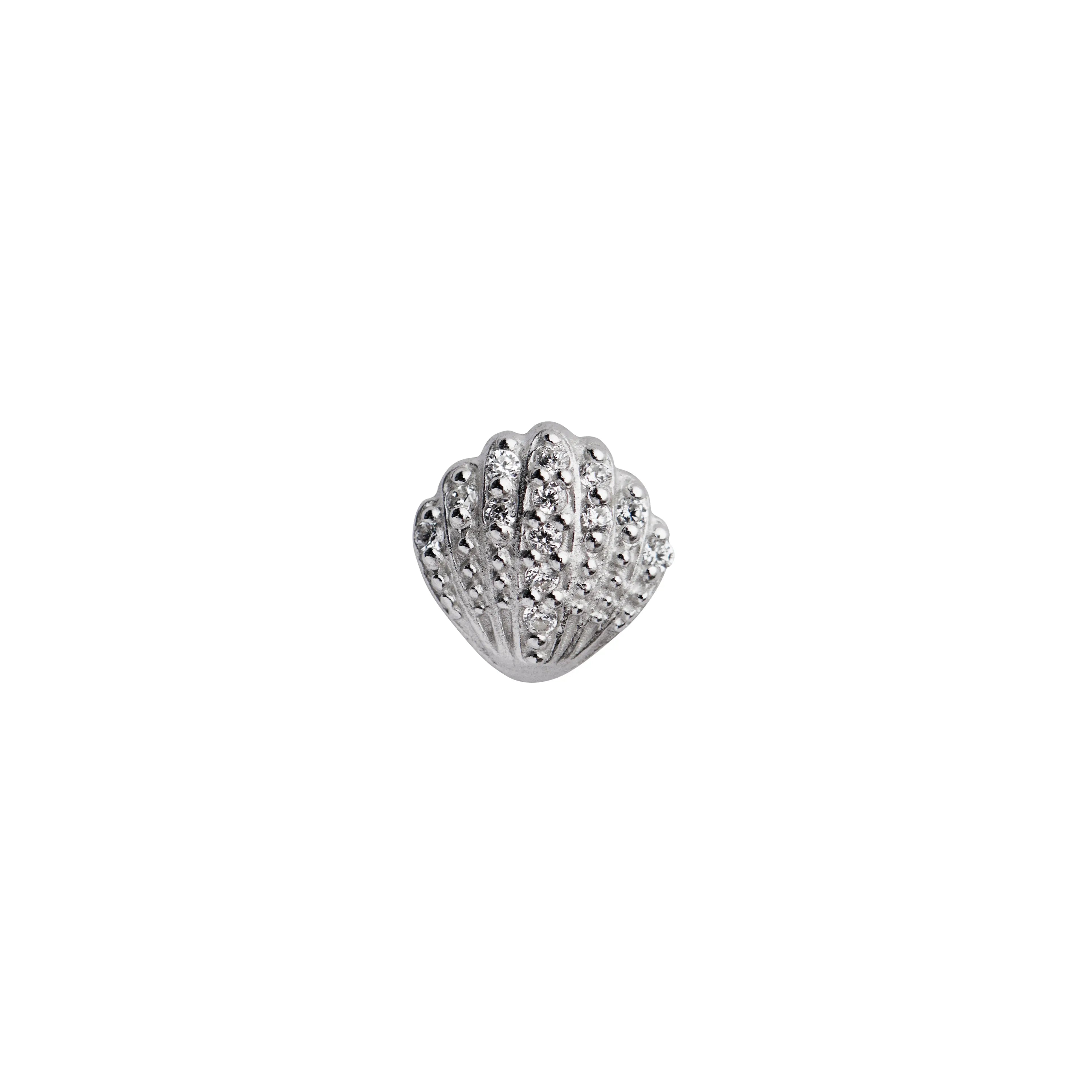 Tres Petite Vintage Shell Ørering - Sølv fra Stine A Jewelry