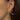 Petit Bow w. Stone Ørering - Forgyldt