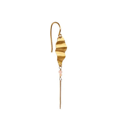 Cleo With Chain Ørering - Forgyldt