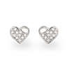 Ørepynt hjerte zir.sølv rh. fra Scrouples Jewellery