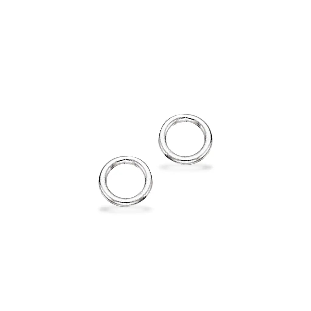 Ørepynt cirkel sølv 4 mm. fra Scrouples Jewellery
