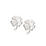 Kløver ørestik m. zirkoner - Sølv fra Scrouples Jewellery