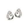 Ørestikker m. zirkoner - Sølv fra Scrouples Jewellery