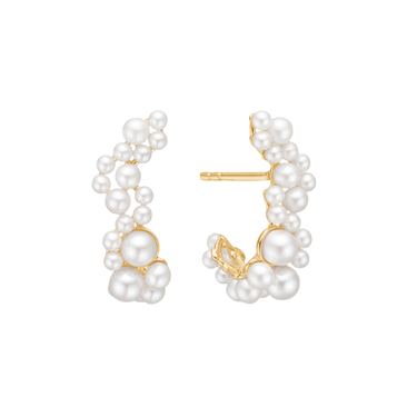 Lulu Øreringe - 14 kt. fra Mads Z Gold Label