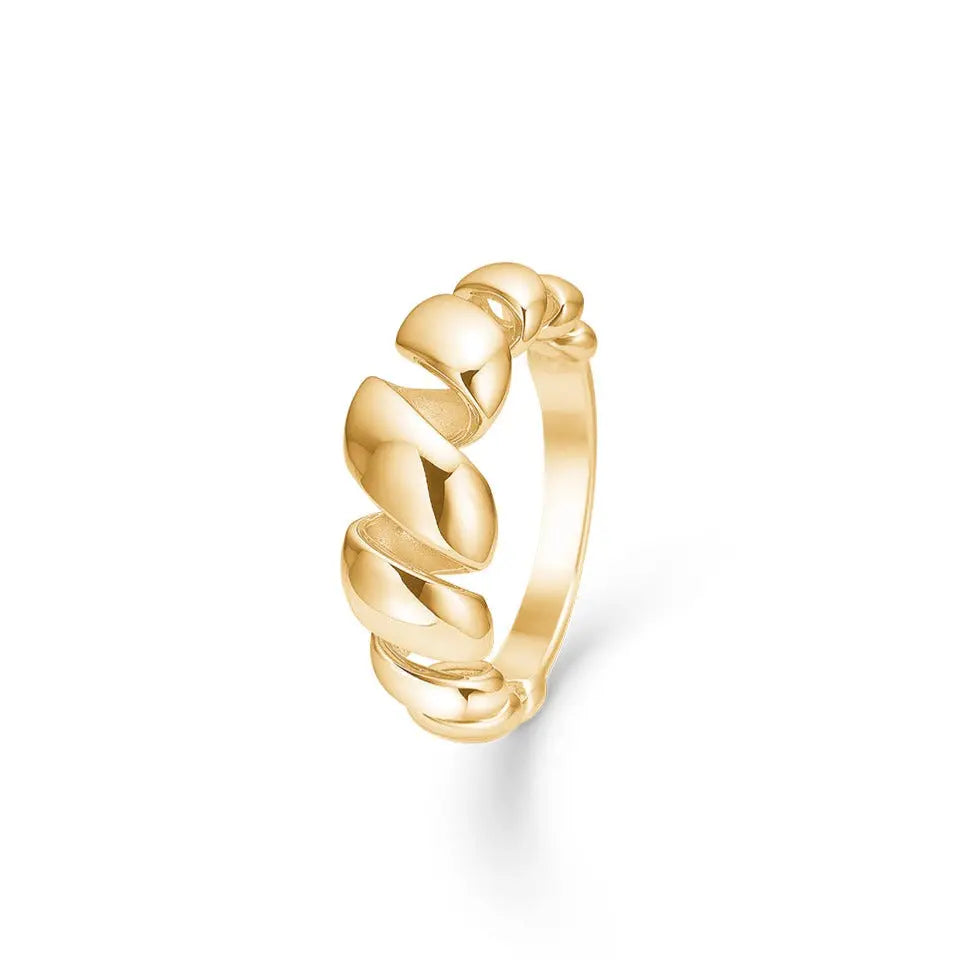 14 kt. ring &quot;Swirl&quot; 60 fra Mads Z Gold Label