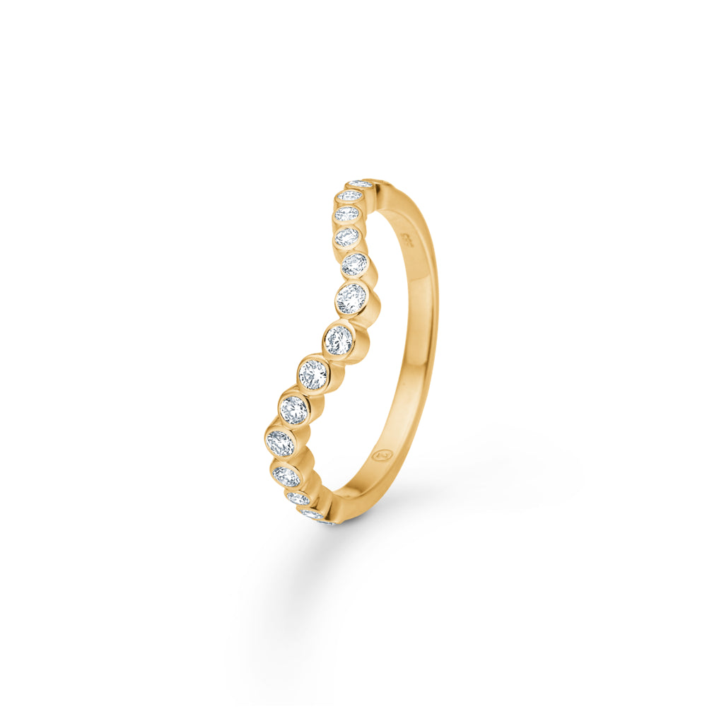 Freya Ring - 14 kt Guld fra Mads Z Gold Label