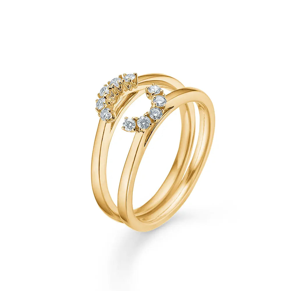 Crown Tiara Ring 0,20 ct. - 14 kt. Guld fra Mads Z Crown