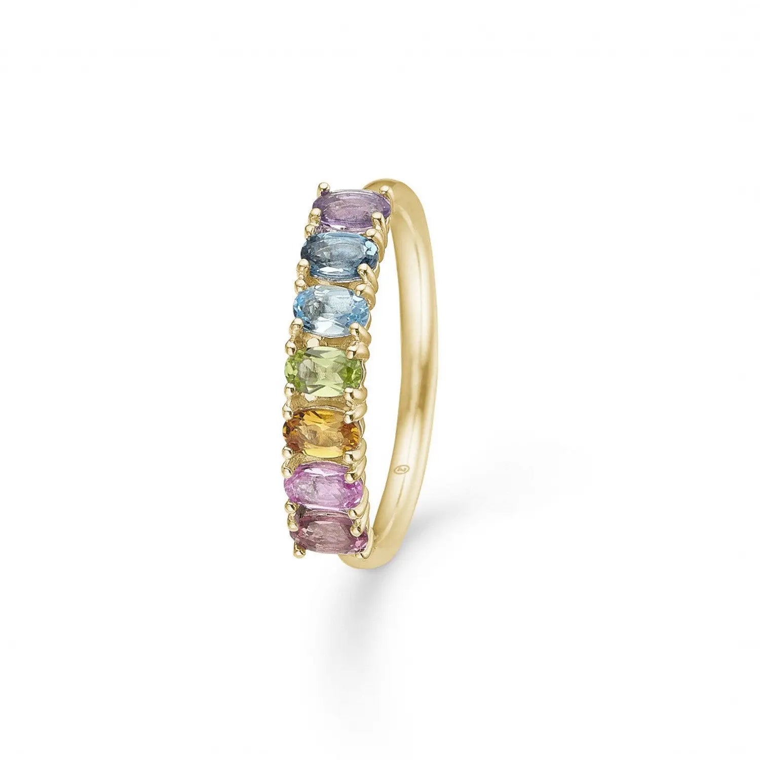 Poetry Rainbow ring - 14 kt. Guld fra Mads Z Gold Label