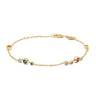 Luxury Rainbow Armbånd - 14 kt. Guld fra Mads Z Gold Label
