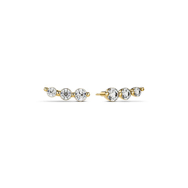 Tiara Piccolo Øreringe - 14 kt. Rødguld