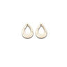 Earring small shiny silver IMPERIAL fra Izabel Camille