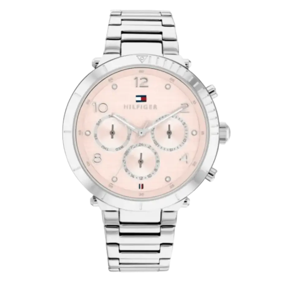 Tommy Hilfiger Emery Le - Sølv/rosa fra Tommy Hilfiger