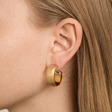 Øreringe - Vægt: 9.66g - 18kt