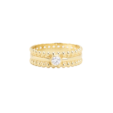 Ring - Vægt:  3.9g -14kt