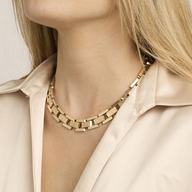 Halskæde - Vægt:  53.5g - 14kt