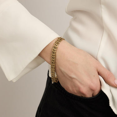 Armbånd - Vægt: 20.1g - 14kt