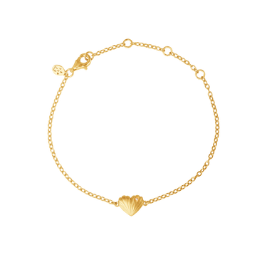 Just Love One Heart Armbånd - Forgyldt